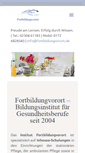 Mobile Screenshot of fortbildungvorort.de